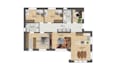 create 2d colored and textured floor plan