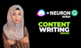 write use neuron writer SEO optimized content using jasper ai