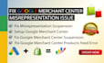fix google merchant center misrepresentation