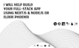 build your fullstack app using nextjs and nodejs or elixir phoenix