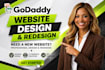 godaddy website redesign godaddy website design develop godaddy