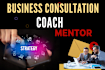 be your expert business consultant, business coach, mentor and strategic advisor