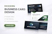 design modern minimalist business card for your brand
