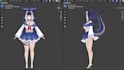 make anime style 3d characters