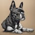 draw a pet portrait using linocut technique