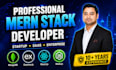 do mern stack, reactjs, nodejs and nextjs web apps
