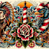 desing a american traditional tattoo design