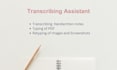 transcribe handwritten notes, pdf and scanned images