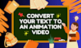 create a custom text animation video for your business