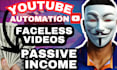 manage, monetize automated youtube cash cow channels, faceless videos editor