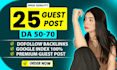 create powerful backlinks via premium guest posting