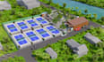design 3d pickleball courts for indoor or outdoor use