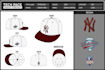 create hat, cap, and tshirt mockups embroidery and printed