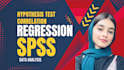 do spss data analysis, regression, correlation and hypothesis testing