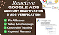 fix google ads advertiser verification and ads account reactive