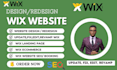 redesign wix website design wix website edit wix website update wix fix wix site
