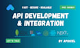 integrate and develop nodejs, expressjs backend API for frontend