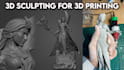 sculpt cool 3d models for 3d printing figurine