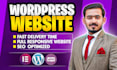 create business websites, portfolio, or ecommerce wordpress websites