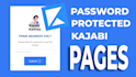 secure your kajabi pages with custom password protection plugin