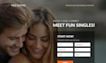 design responsive online dating landing page onlyfans website love sales funnel