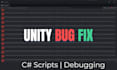 fix bugs and issues in your unity game