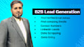 do b2b leads,  map scrapping, email finding, linkedin leads and data extraction