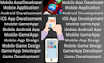 do mobile app development via android ios development mobile game app