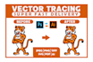 do vector tracing, replicate, logo to vector, image to vector