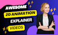 create awsome 2d animation video