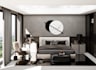 3d interior design rendering and decor for  living, bedroom,