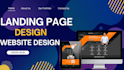 design wordpress landing page or one page website