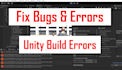 fix unity game bugs, build and ads integration issue