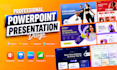 design powerpoint presentation, pitch deck, google slides, powerpoint template