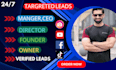b2b lead generation, linkedin sales navigator prospect email list building