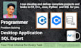 do programming tasks c plus plus python java c sharp js