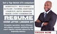 write hospitality, restaurant, hotelier, chef, cook, baking and kitchen resume