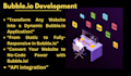 build mvp in bubble, saas bubble, website in bubble