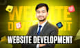 build custom website as full stack website developer, website development