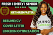 write the perfect resume,CV, cover lettter for your next job