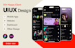 design uiux website in figma, mobile app ui ux design, uiux, ui ux design