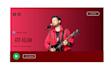 create a professional spotify  banner linkedin banner
