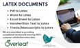 convert your any document to latex overleaf