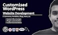 deliver a professional wordpress website