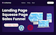 create responsive wordpress landing page design, elementor landing page