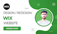 wix website design, wix website redesign wix landing page