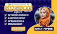 setup highly effective google ads, PPC search ads campaign management