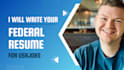 write a professional federal resume for usajobs
