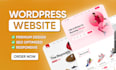 wordpress website design on godaddy hostinger bluehost elementor pro