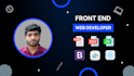create front end website design by HTML CSS tailwind bootstrap javascript react